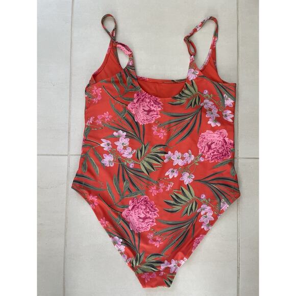 Old Navy Swim One Piece Swimsuit Multicolor Floral Swimwear - Picture 4 of 10